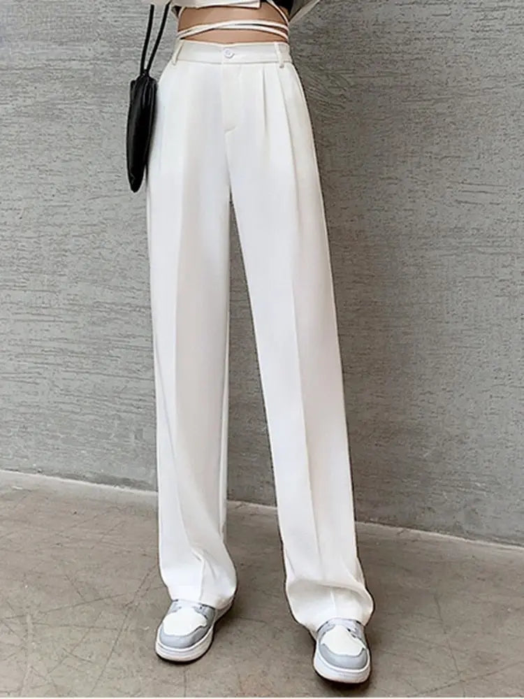 Emma | Elegante Stoffhose für Damen Hochtailliert
