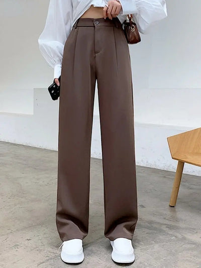Emma | Elegante Stoffhose für Damen Hochtailliert