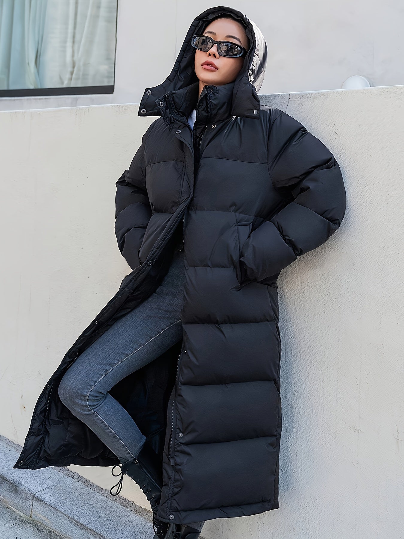 Gertruda | Elegante Pufferjacke für Damen Winter lang