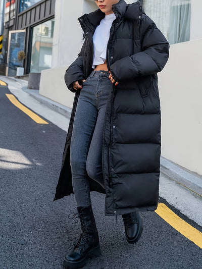 Gertruda | Elegante Pufferjacke für Damen Winter lang