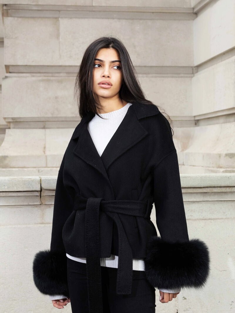 Grace | Eleganter Kunstpelzmantel für Damen Winter