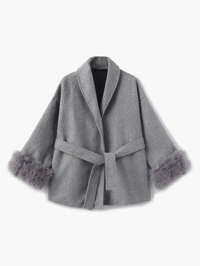 Grace | Eleganter Kunstpelzmantel für Damen Winter