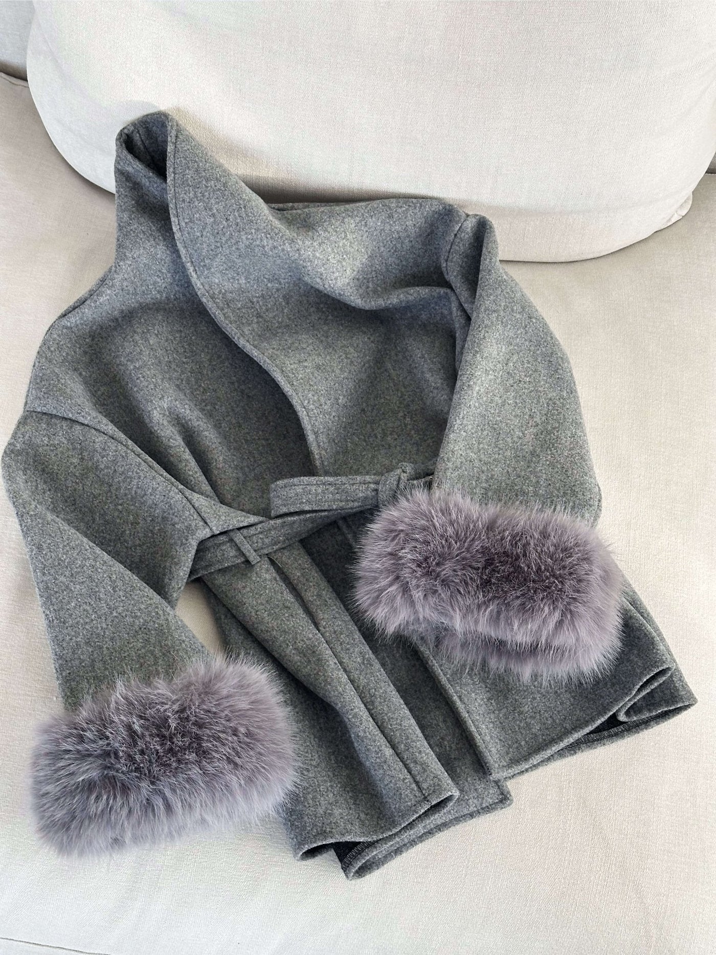 Grace | Eleganter Kunstpelzmantel für Damen Winter