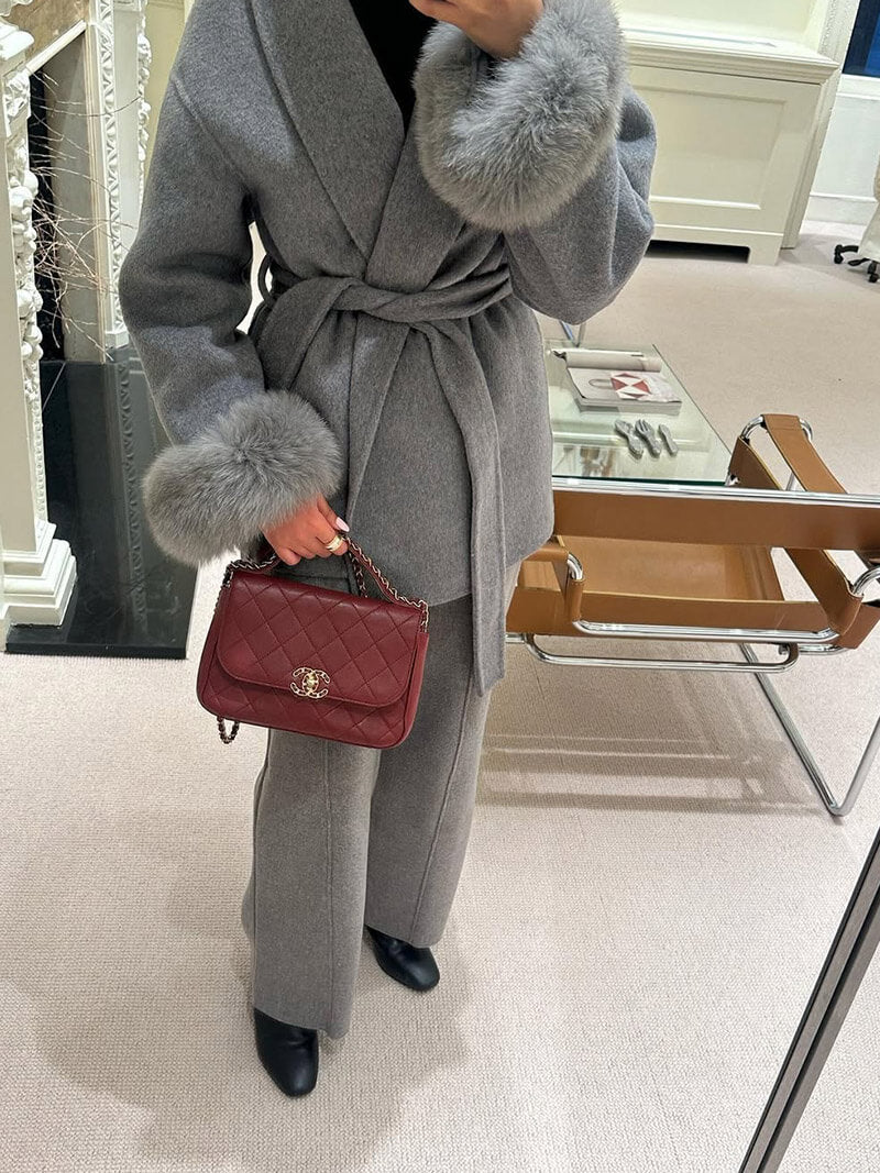 Grace | Eleganter Kunstpelzmantel für Damen Winter