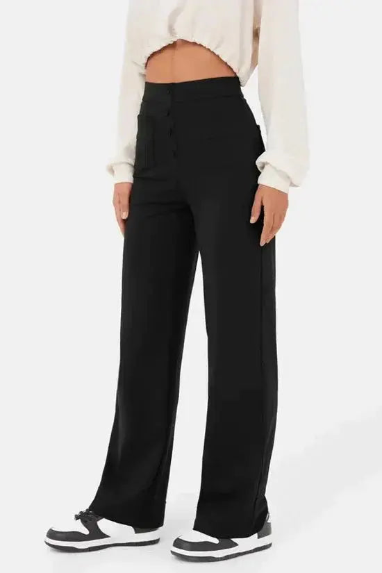 Hannah | Elegante Stoffhose für Damen hoch geschnitten