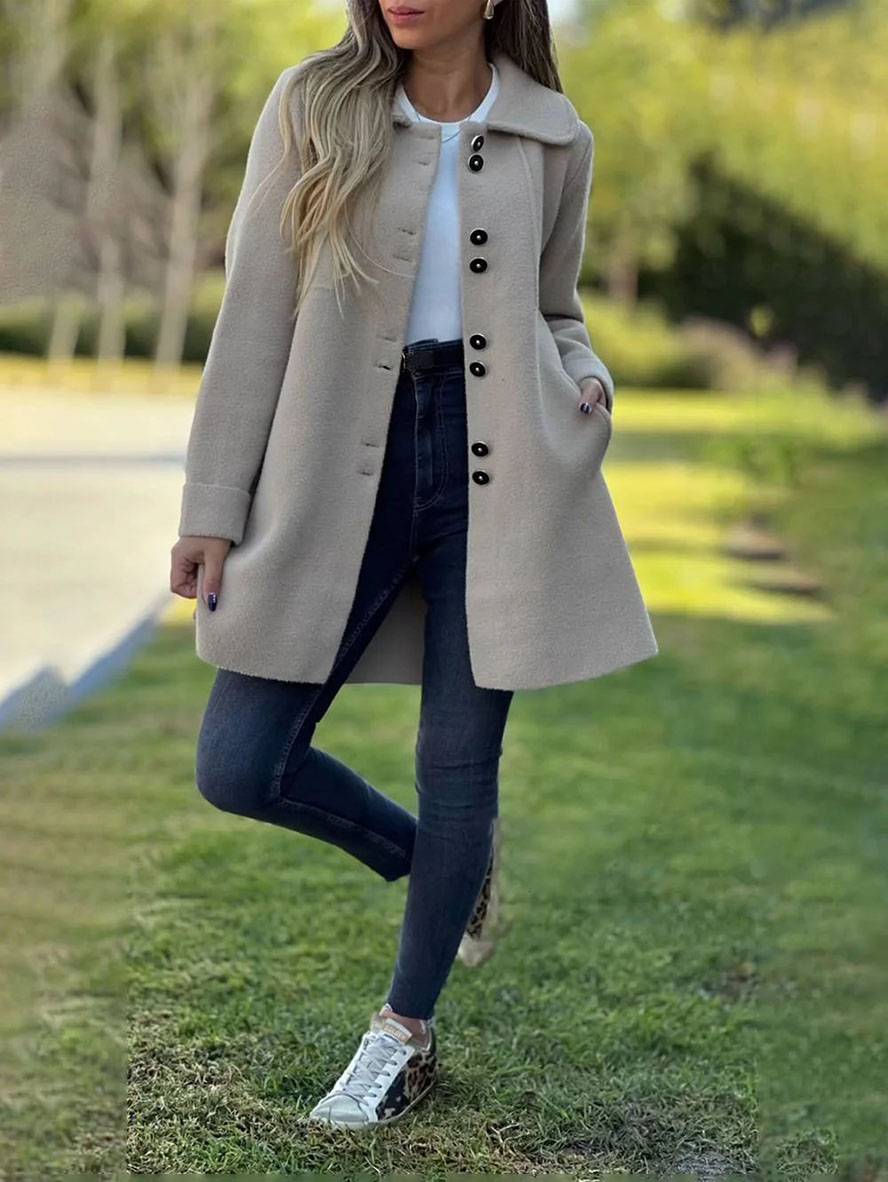 Helevisa | Elegante Damenjacke mit Taschen für jeden Anlass