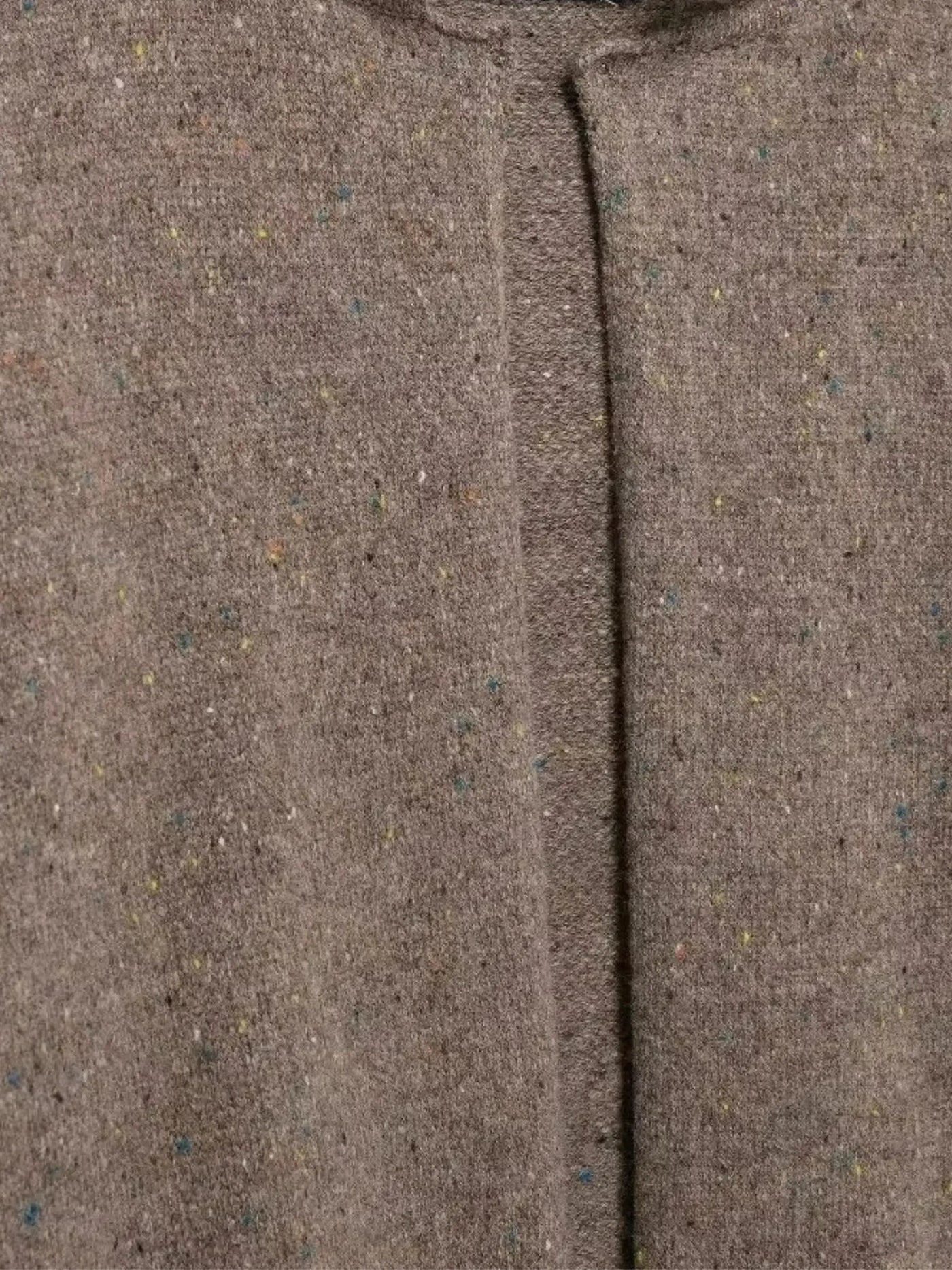 Irma | Elegante Strickjacke für Damen lang mit hohem Kragen