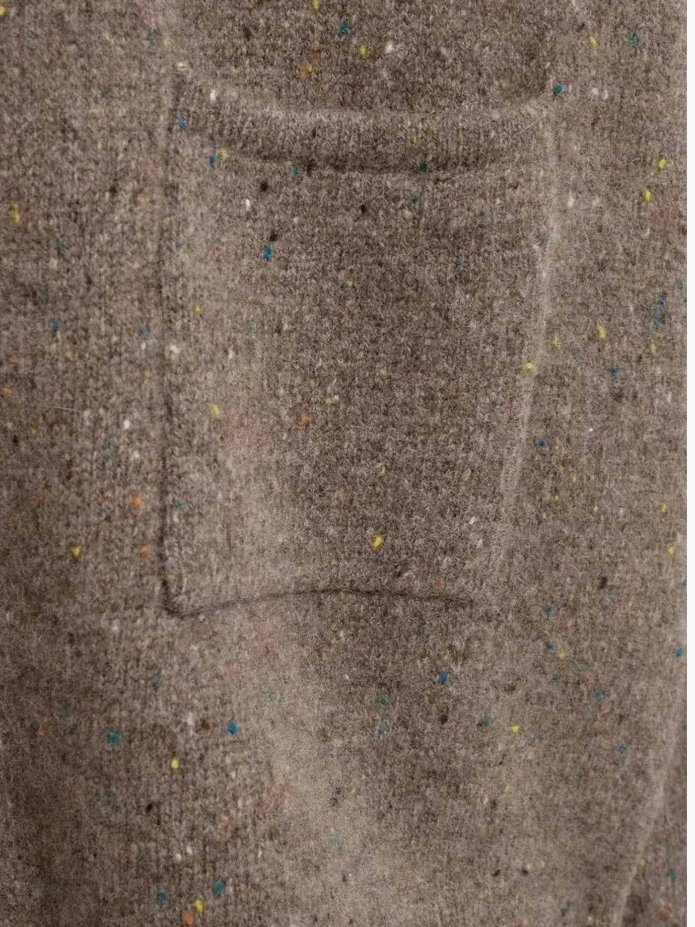 Irma | Elegante Strickjacke für Damen lang mit hohem Kragen