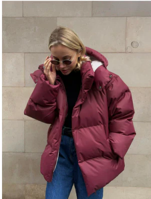 Jemayca | Stilvolle Winterjacke für Damen mit Kapuze