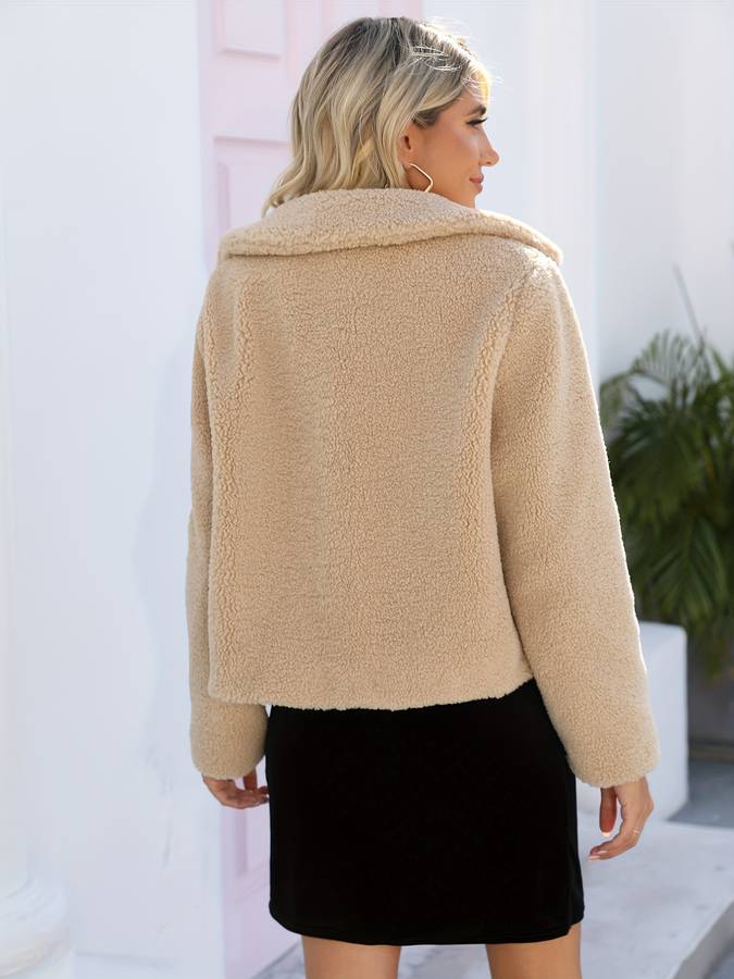 Amelie | Eleganter Teddy Mantel für Damen Winter