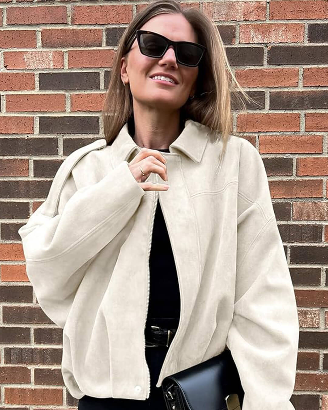 Lara | Lässige Wildlederjacke für Damen elegant