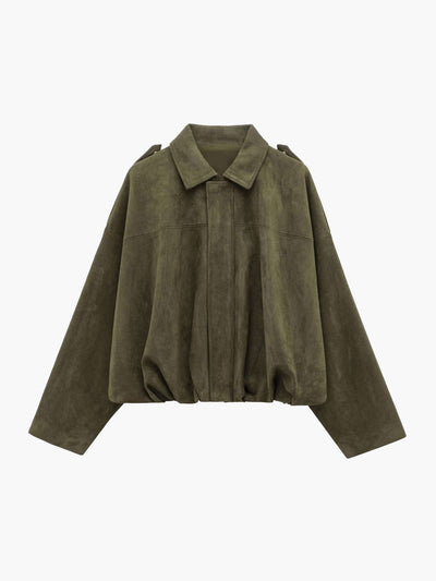 Lara | Lässige Wildlederjacke für Damen elegant