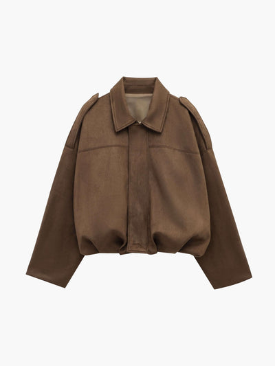 Lara | Lässige Wildlederjacke für Damen elegant