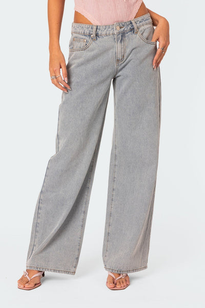 Lena | Stylische Schleifenjeans für Damen elastisch