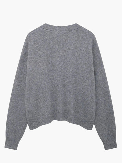 Leona | Elegante Strickjacke für Damen mit V-Ausschnitt