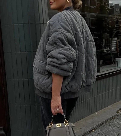 Leona | Lässige Bomberjacke für Damen Oversized