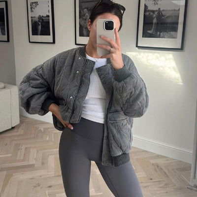 Leona | Lässige Bomberjacke für Damen Oversized