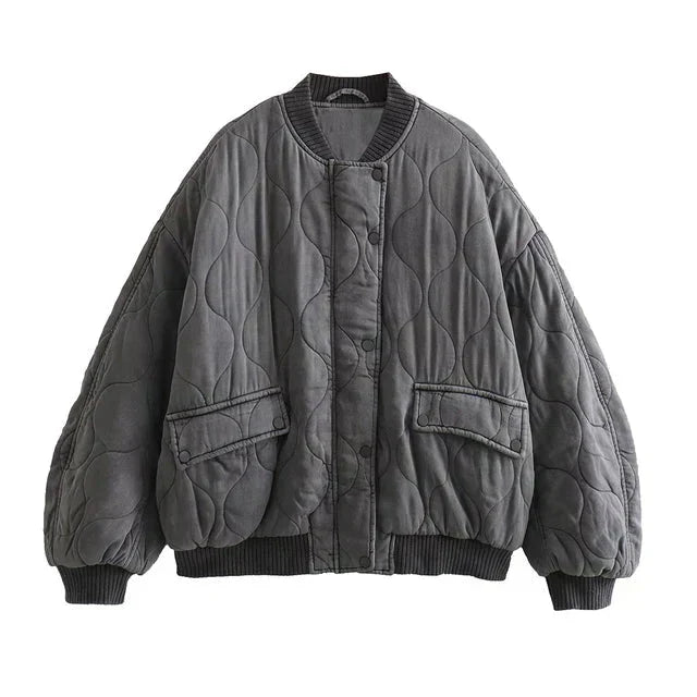 Leona | Lässige Bomberjacke für Damen Oversized