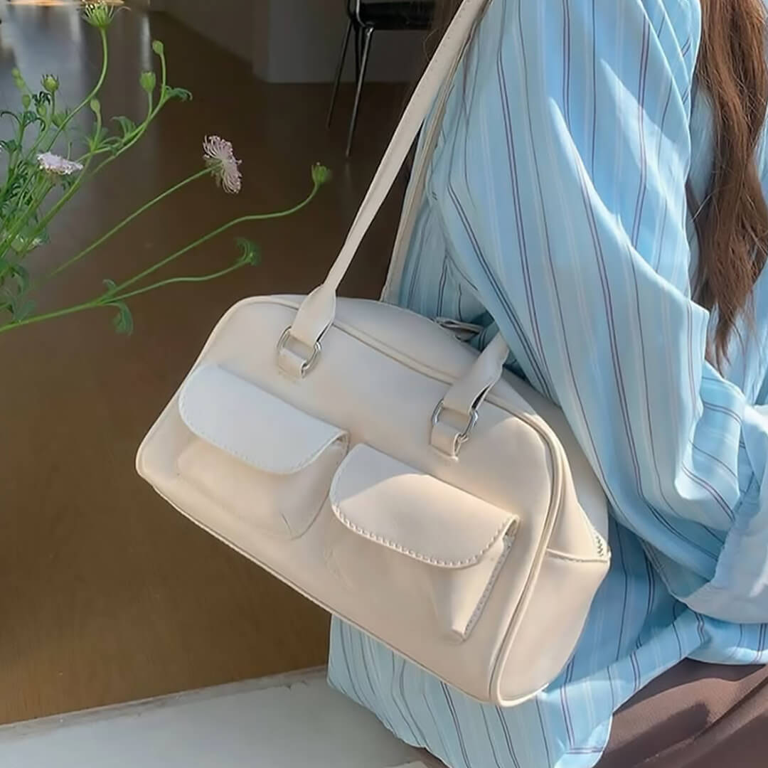 Maelle | Elegante Vegan-Leder Crossbody für Damen mit Zusatzfach