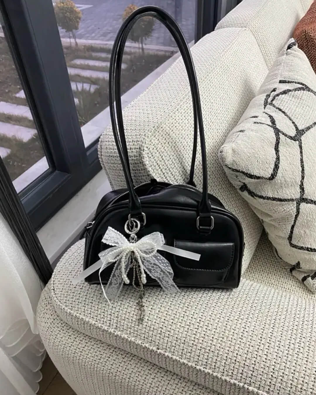 Maelle | Elegante Vegan-Leder Crossbody für Damen mit Zusatzfach