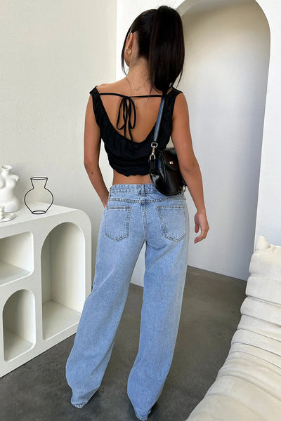 Mandy | Lässige Jeans für Damen mit Niedriger Taille