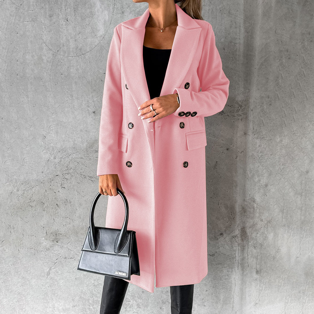 Meret | Eleganter Wintermantel für Damen lang warm