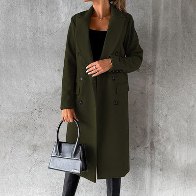Meret | Eleganter Wintermantel für Damen lang warm