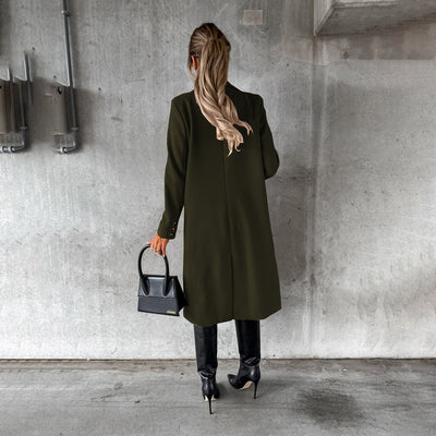 Meret | Eleganter Wintermantel für Damen lang warm