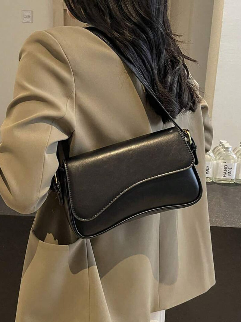 Mila | Elegante Schultertasche für Damen vegan Herbst