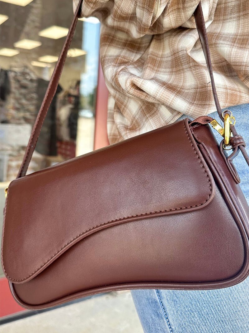 Mila | Elegante Schultertasche für Damen vegan Herbst
