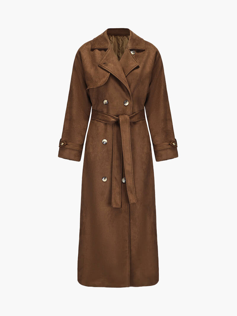 Molly | Eleganter Trenchcoat für Damen Beige mit Gürtel
