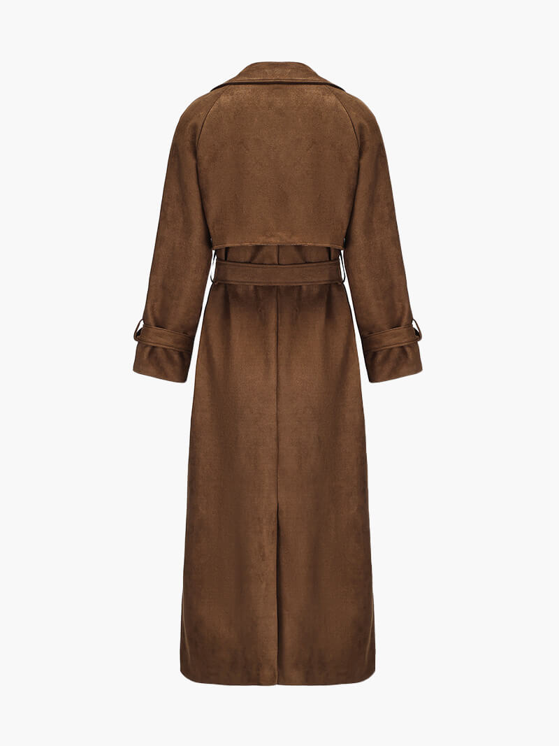 Molly | Eleganter Trenchcoat für Damen Beige mit Gürtel