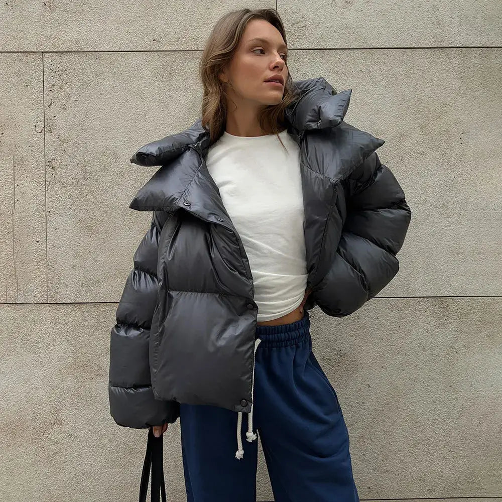 Nefeli | Elegante Steppjacke mit Kapuze für Damen
