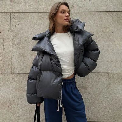 Nefeli | Elegante Steppjacke mit Kapuze für Damen