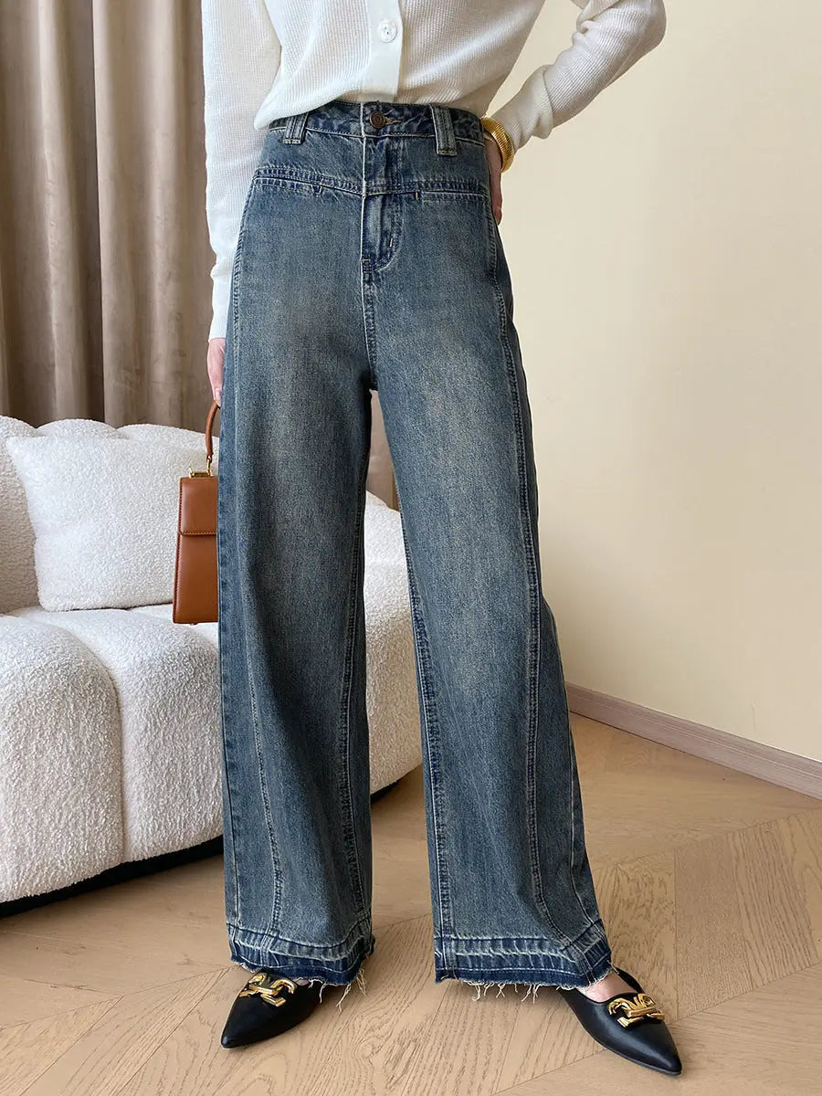 Rina | Elegante Weite Jeans für Damen Vintage