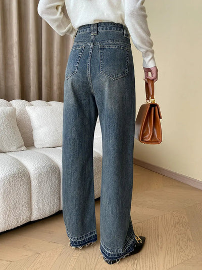 Rina | Elegante Weite Jeans für Damen Vintage
