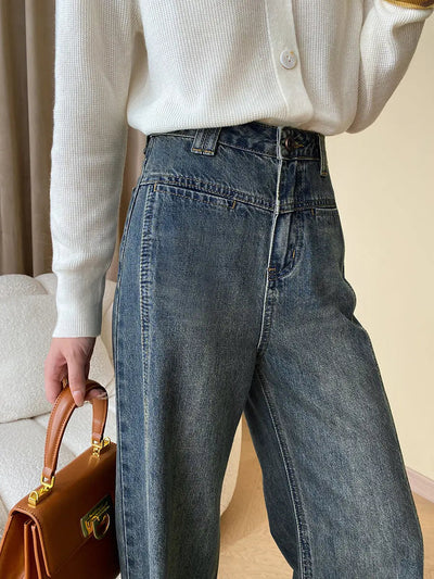 Rina | Elegante Weite Jeans für Damen Vintage