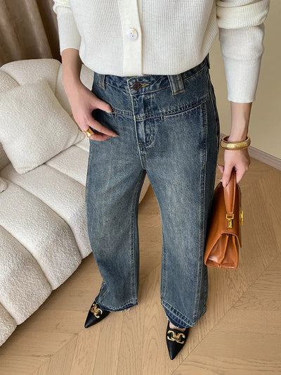 Rina | Elegante Weite Jeans für Damen Vintage