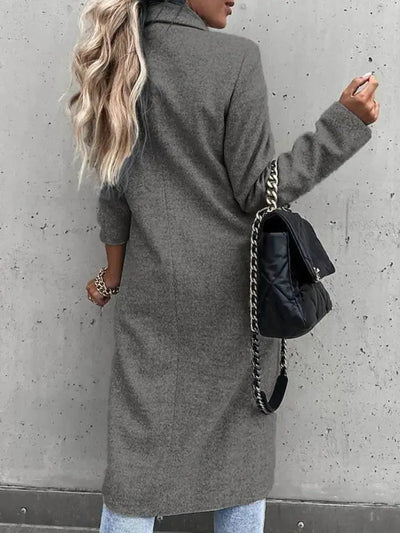 Sarah | Eleganter Damenmantel für Winter lang