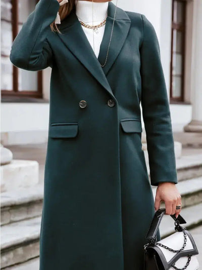 Sarah | Eleganter Damenmantel für Winter lang