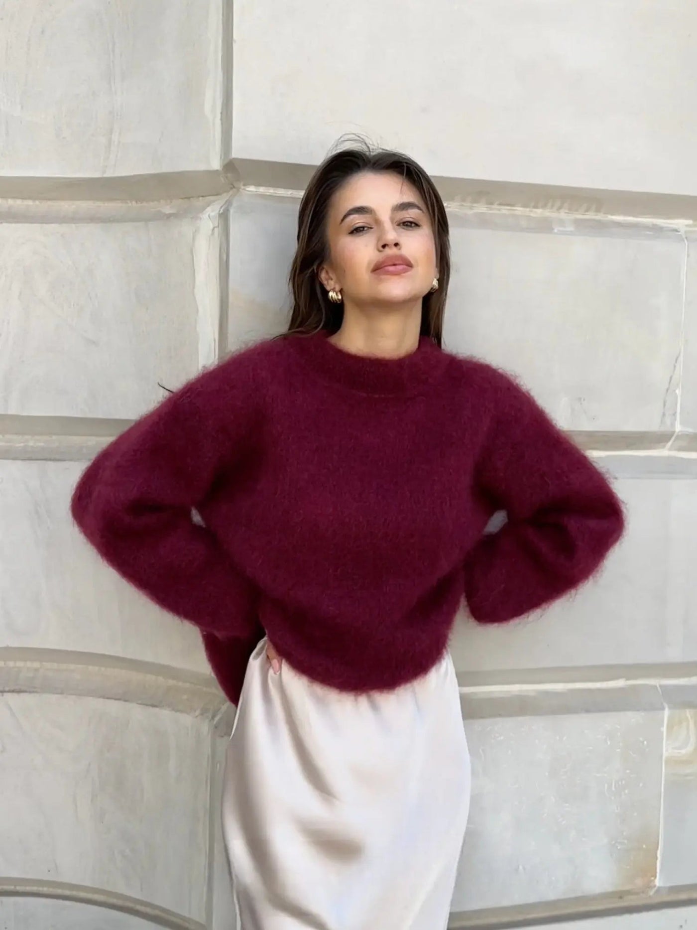 Sophie | Luxuriöser Mohairpullover für Damen elegant