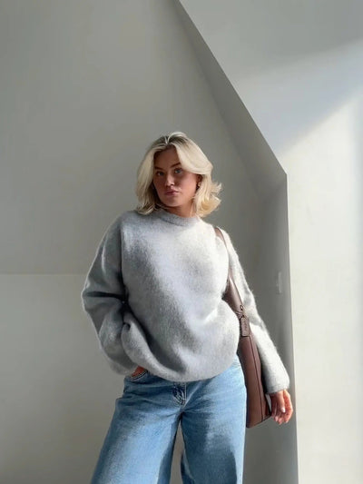 Sophie | Luxuriöser Mohairpullover für Damen elegant