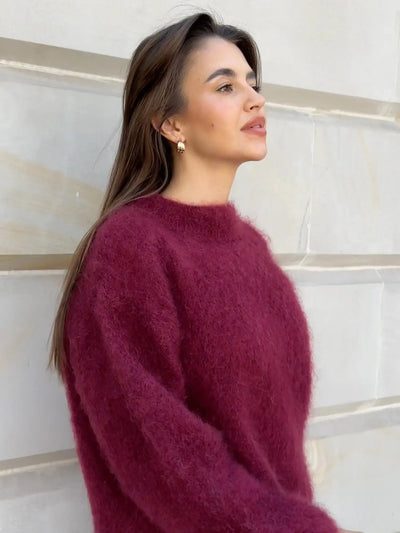 Sophie | Luxuriöser Mohairpullover für Damen elegant