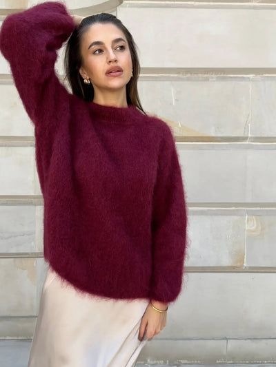 Sophie | Luxuriöser Mohairpullover für Damen elegant