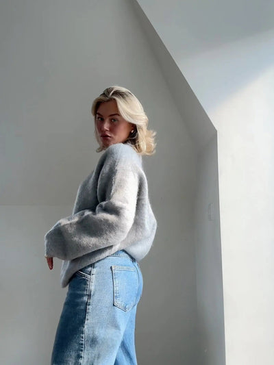 Sophie | Luxuriöser Mohairpullover für Damen elegant
